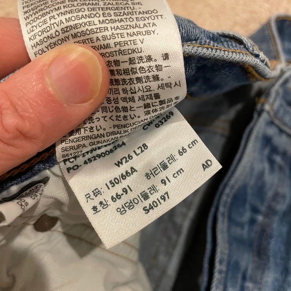 Levis bootcut jeans size 26 - Picture 4 of 5